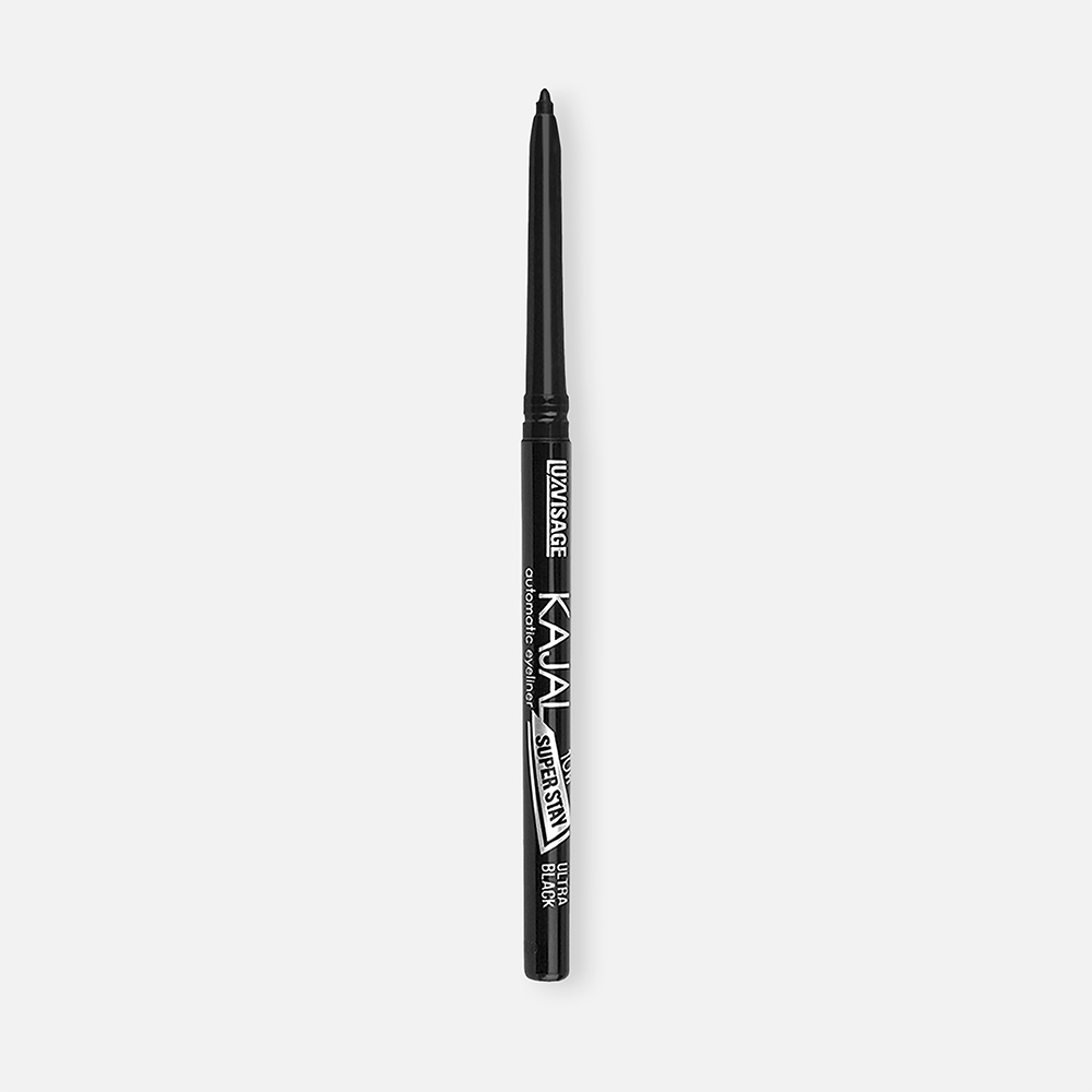 

Карандаш для глаз Luxvisage Kajal Super Stay 10H механический, Ultra Black, 0,4 г, Черный