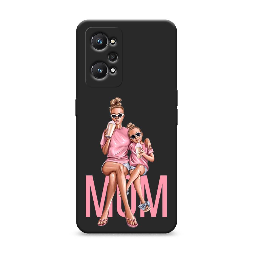 фото Матовый силиконовый чехол "lovely mom" на realme gt neo 2 awog