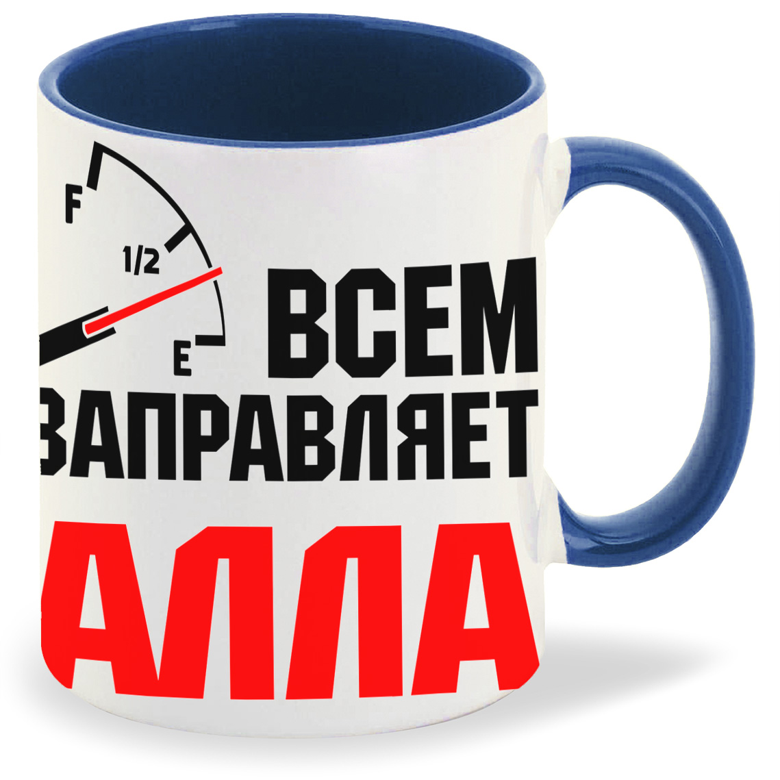 

Кружка CoolPodarok Кружка именная Всем заправляет Алла, Кружка именная Всем заправляет Алла