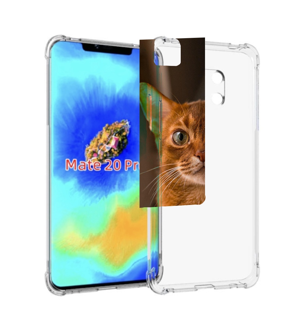 Чехол MyPads порода кошки абисинская для Huawei Mate 20 Pro/Mate 20 RS 6.39