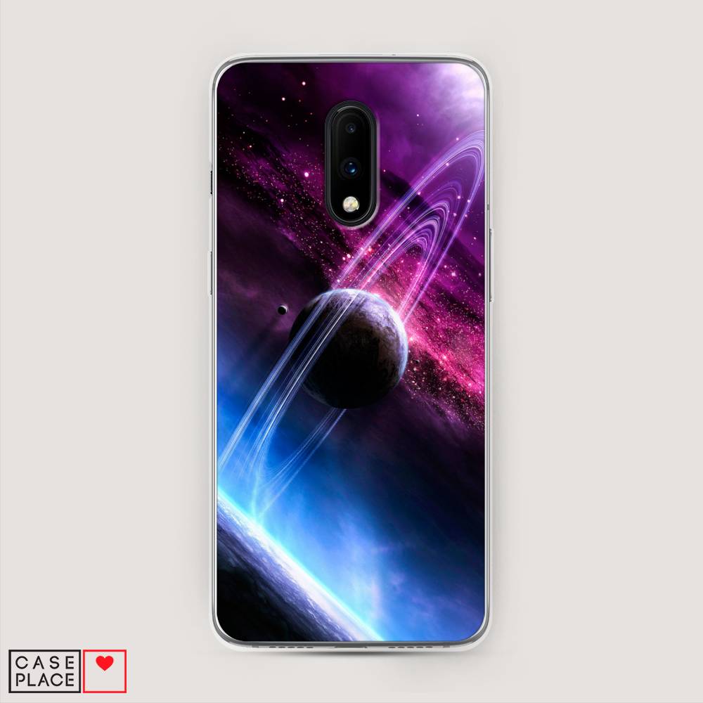 

Чехол Awog на OnePlus 7 / ВанПлас 7 "Космос 17", Черный;фиолетовый, 150750-4
