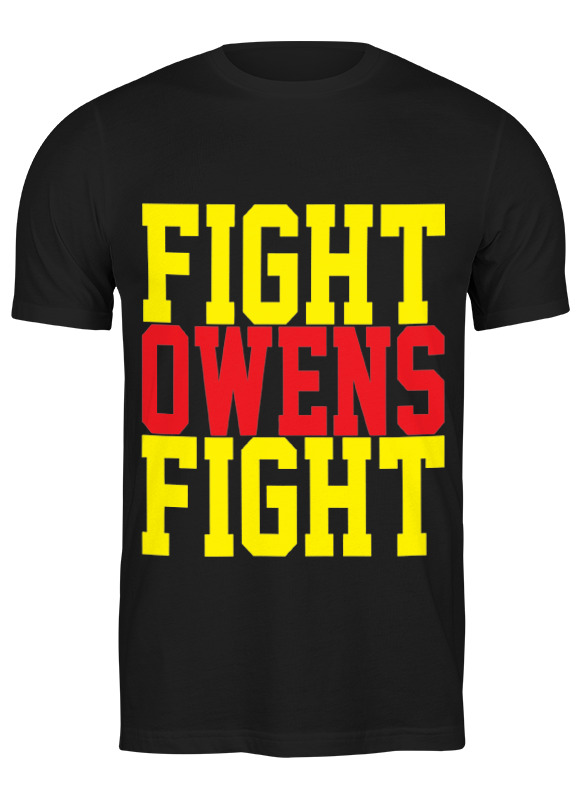 

Футболка мужская Printio Fight owens fight (wwe) черная M, Черный, Fight owens fight (wwe)