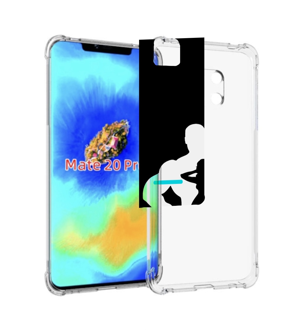 

Чехол MyPads фитнес-тренировка для Huawei Mate 20 Pro/Mate 20 RS 6.39, Прозрачный, Tocco