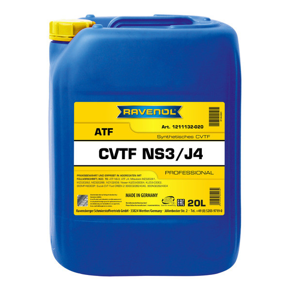 

Трансмиссионное масло RAVENOL 1211132B20 CVTF NS3/J4