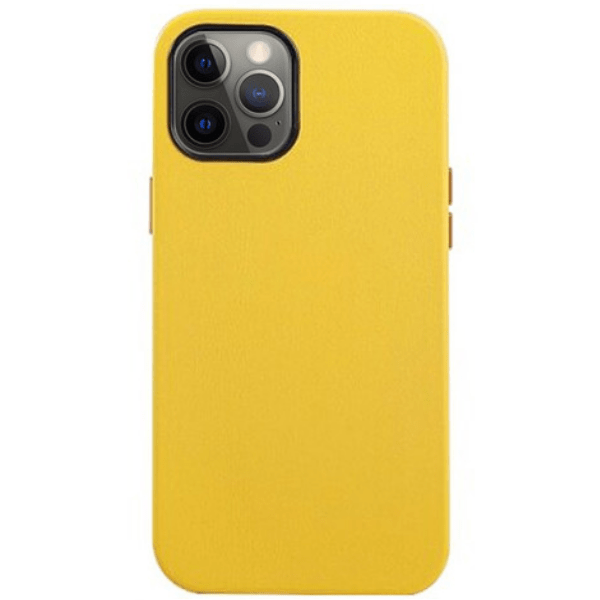 фото Чехол для iphone 12 pro max mag noble collection, желтый k-doo