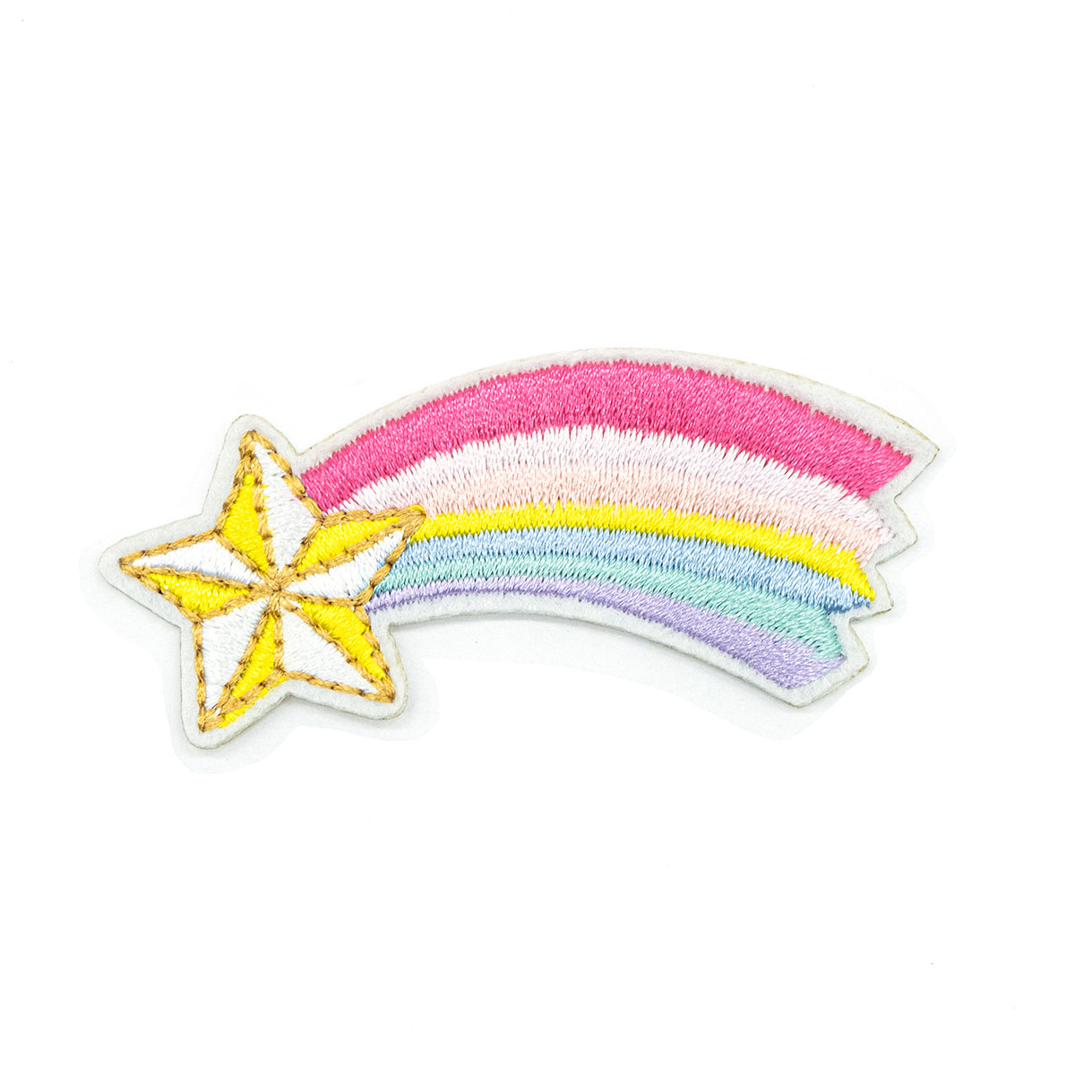 

Термоаппликация 'Звезда с радугой', 6,6*3см, Hobby&Pro