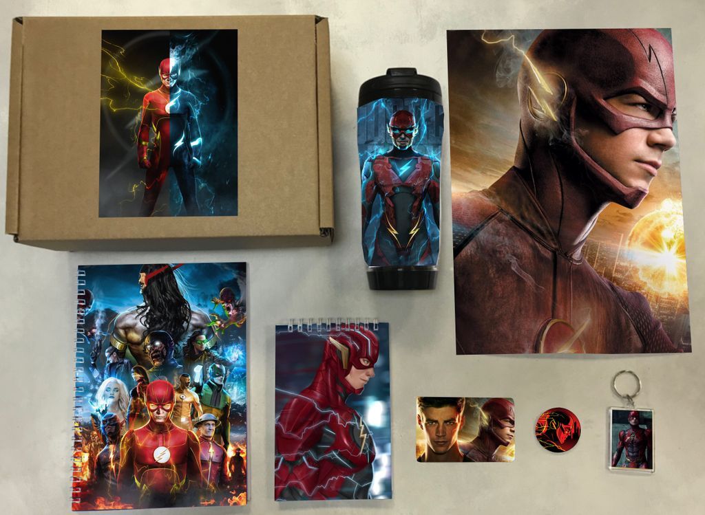 

Бокс с подарком Флэш, The Flash - 5, 53734585-1, 7 предметов