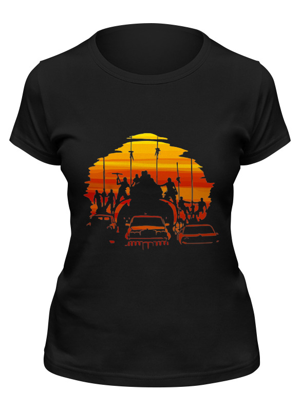 

Футболка женская Printio Безумный макс (mad max) черная M, Черный, Безумный макс (mad max)