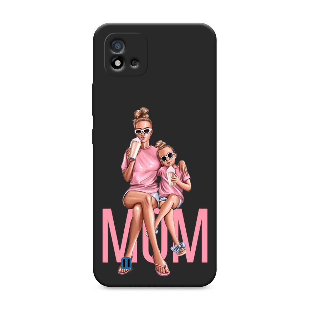 фото Матовый силиконовый чехол "lovely mom" на realme c11 (2021) awog