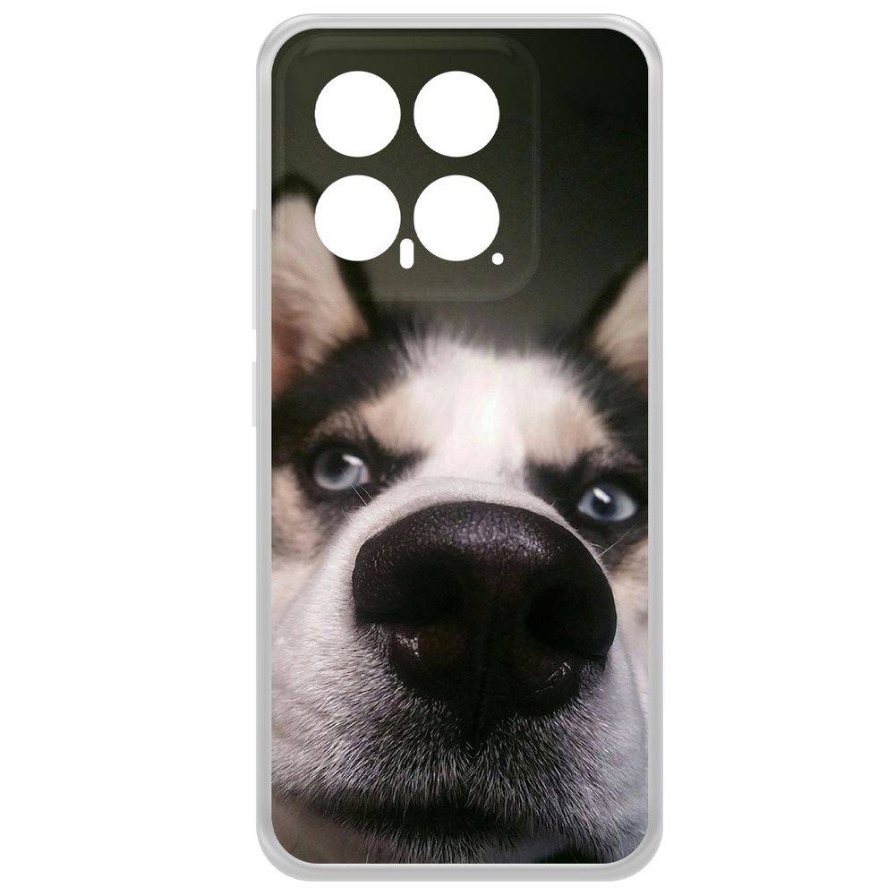 Чехол-накладка Krutoff Clear Case Нос для Xiaomi 14