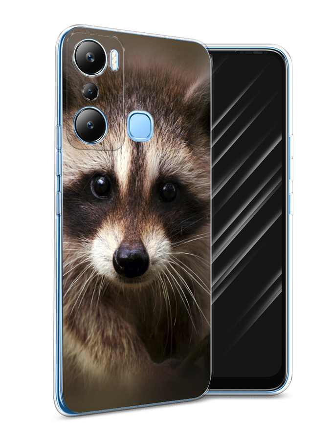 

Чехол Awog на Infinix HOT 20i "Енот", Коричневый, 3102950-1