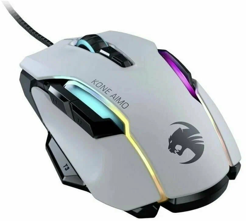

Проводная игровая мышь ROCCAT Kone AIMO Remaste белый, Kone AIMO Remaste