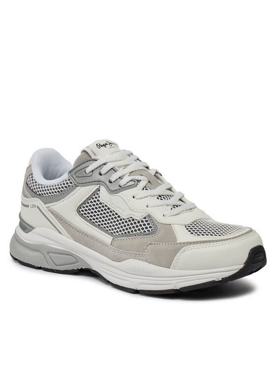 

Кроссовки мужские Pepe Jeans Dave Evolution M PMS60002 белые 45 EU, Белый, Dave Evolution M PMS60002