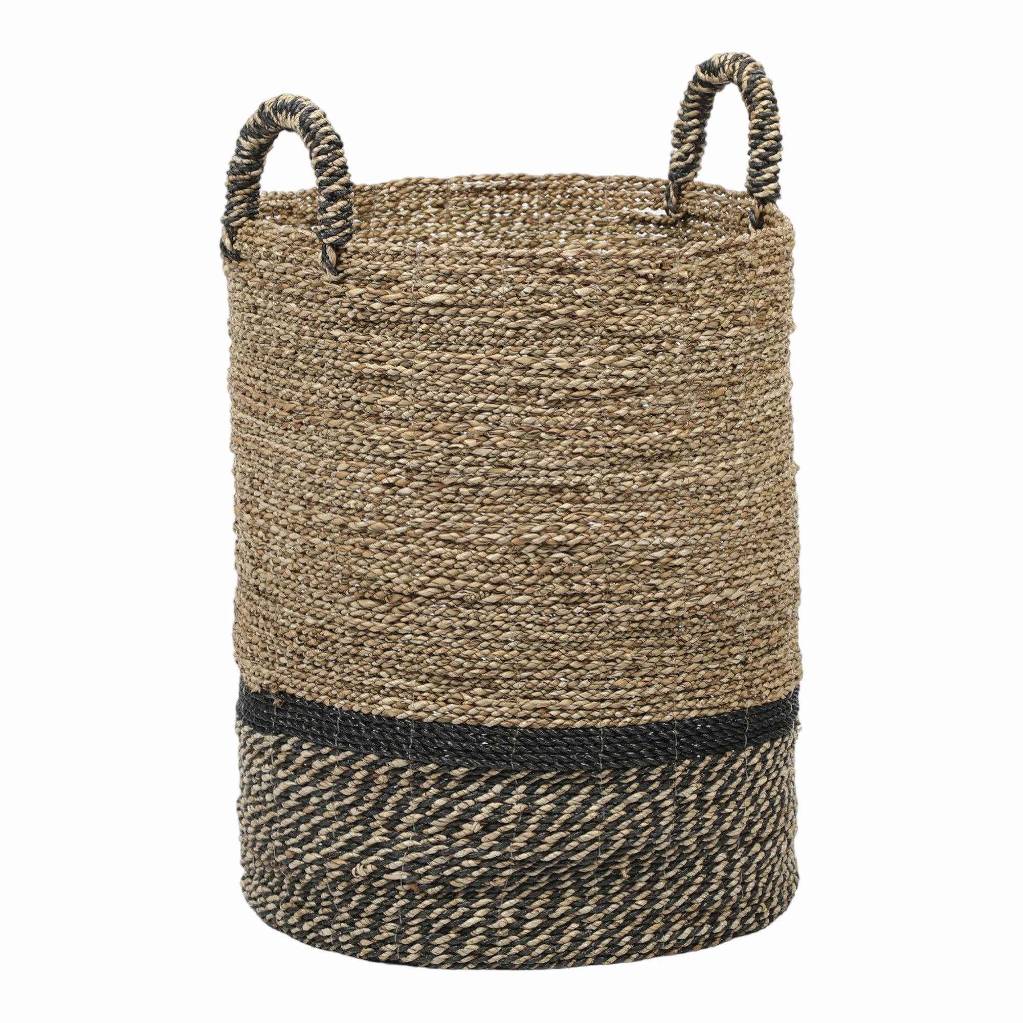

Корзина Rattan Grand Deco Seagrass Sintetis 36 х 47 см коричнево-черная