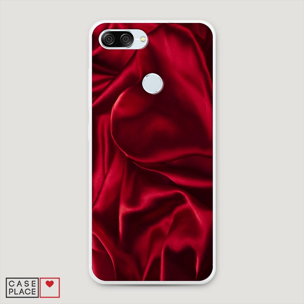 

Чехол Awog на ASUS ZenFone Max Plus M1 ZB570TL "Текстура красный шелк", 43050-3