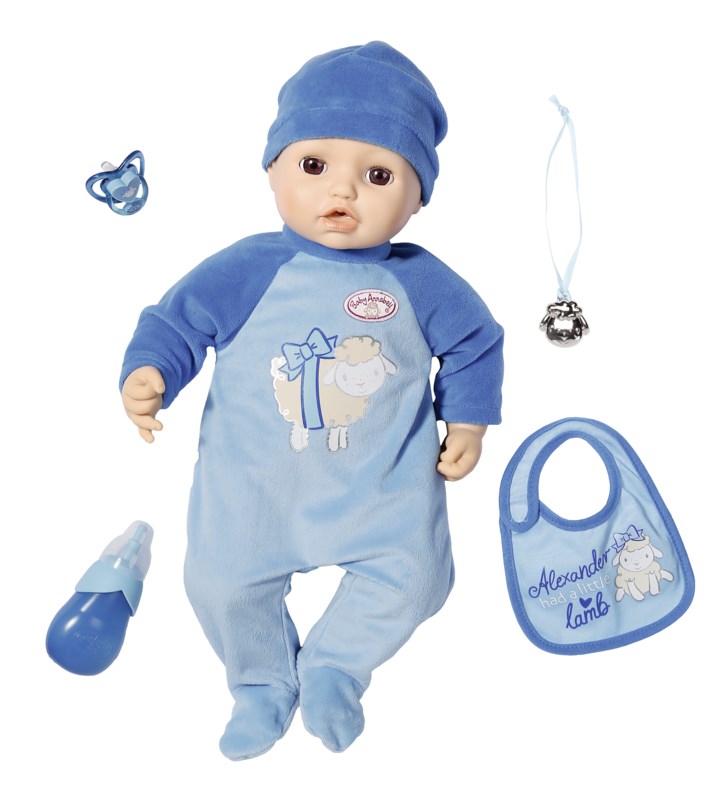 Кукла Александр Zapf Creation т.м. Baby Annabell, 43 см, 706305 кукла мальчик zapf creation baby born интерактивная 43 см 824 375