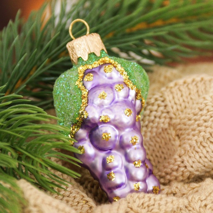 Елочная игрушка Коломеев Виноград Р00020907 1 шт разноцветный 404₽