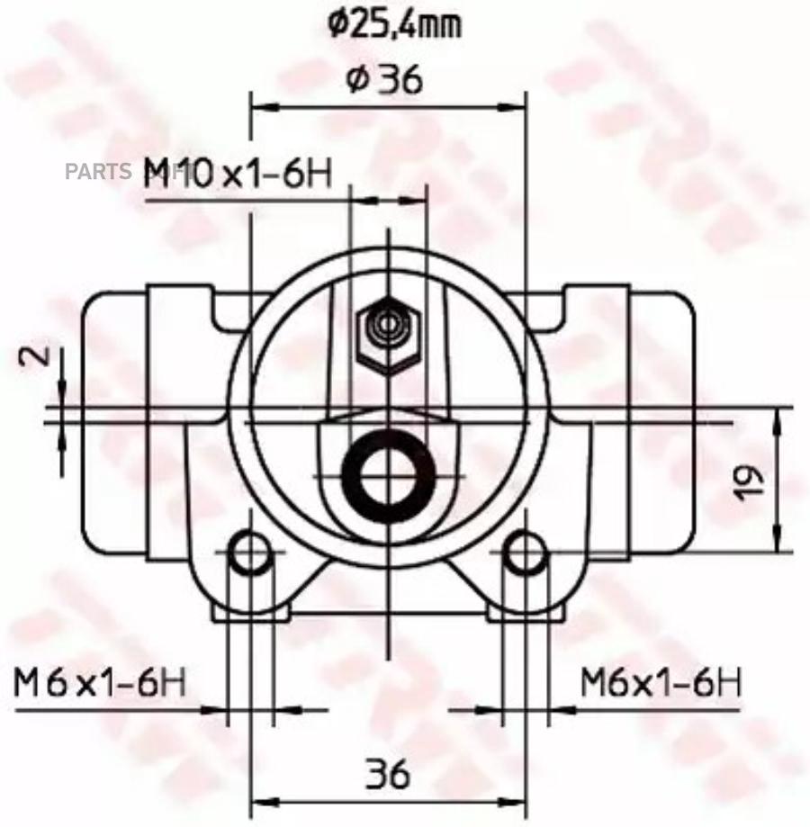

TRW Цилиндр тормозной рабочий TRW bwl204