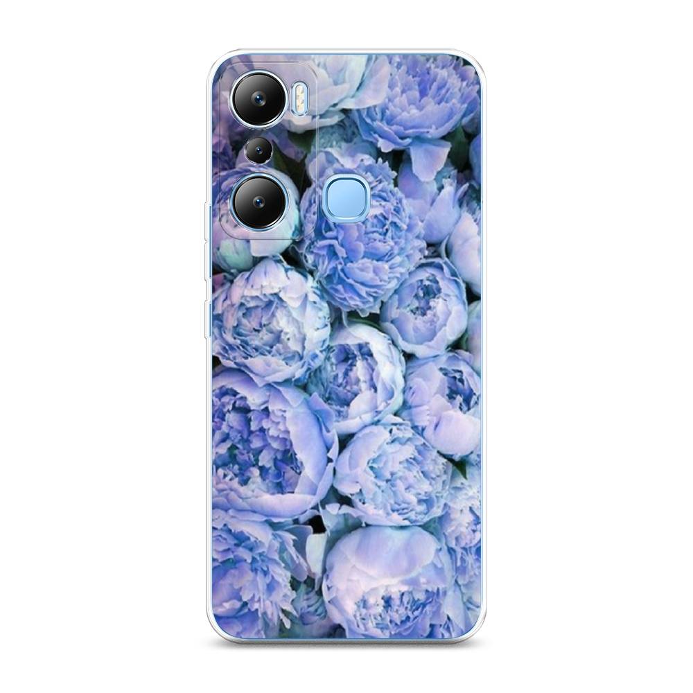 

Чехол Awog на Infinix HOT 20i "Пионы голубые", Голубой, 3102950-8