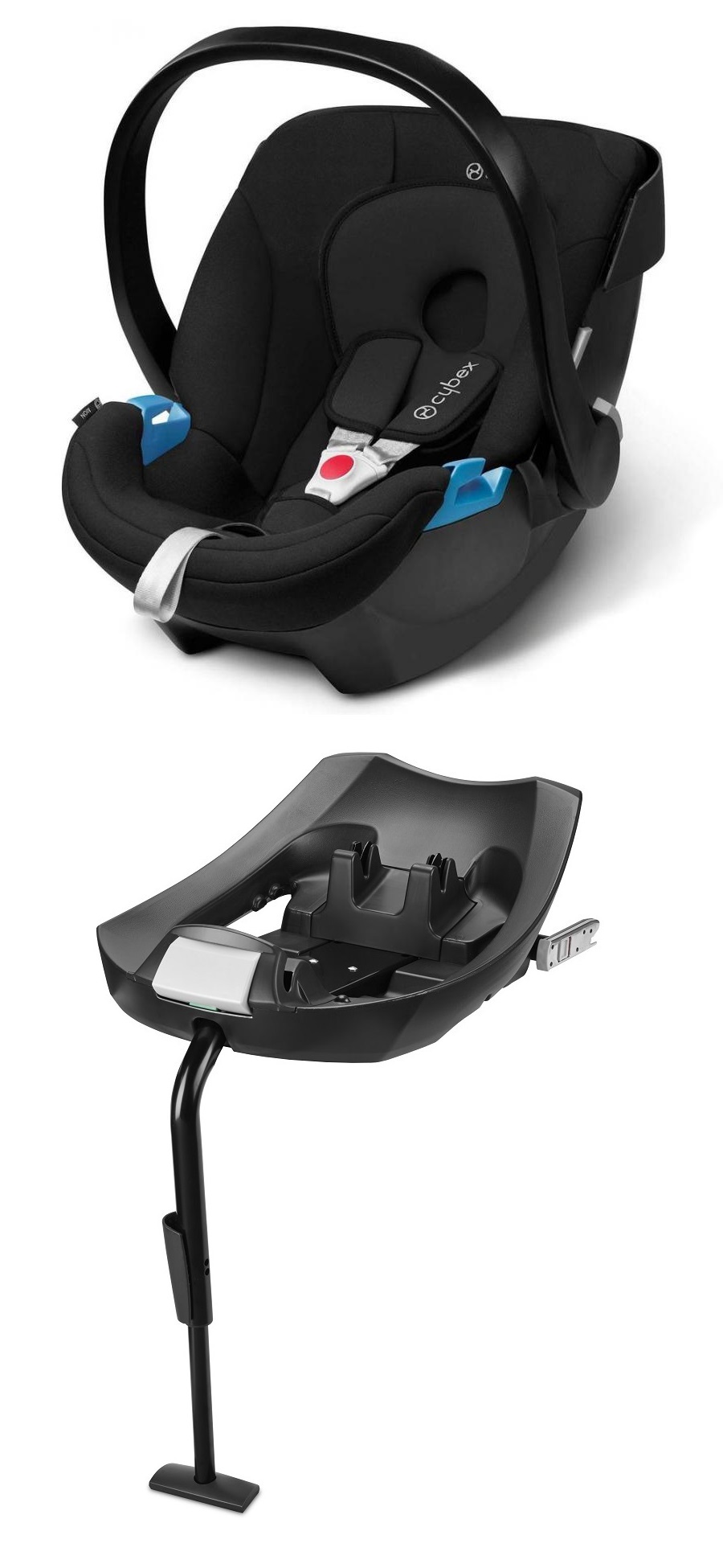 фото Комплект cybex автокресло aton pure black+база isofix 513103015+518001627