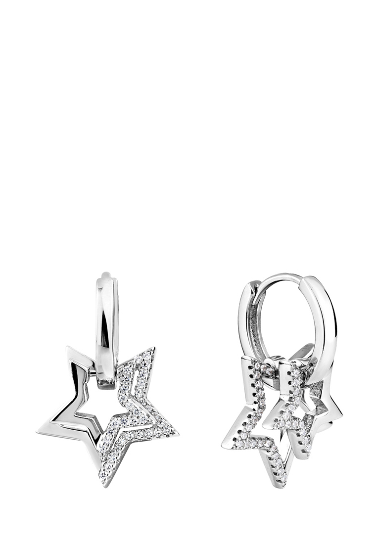 

Серьги подвески из серебра с фианитом Kari Jewelry СЛ-3565, СЛ-3565