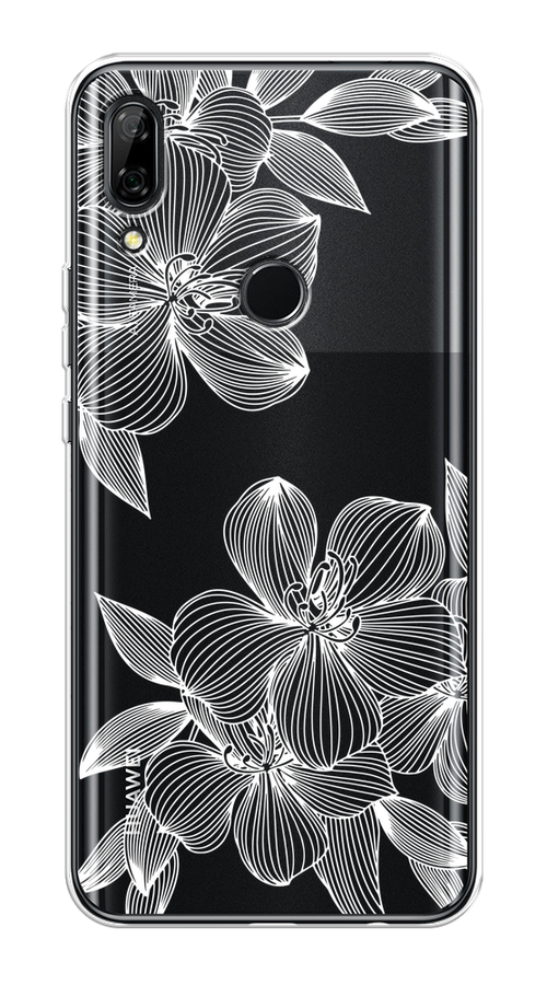 

Чехол на Honor 9X/Huawei P Smart Z "Крокус", Белый;прозрачный, 69450-1