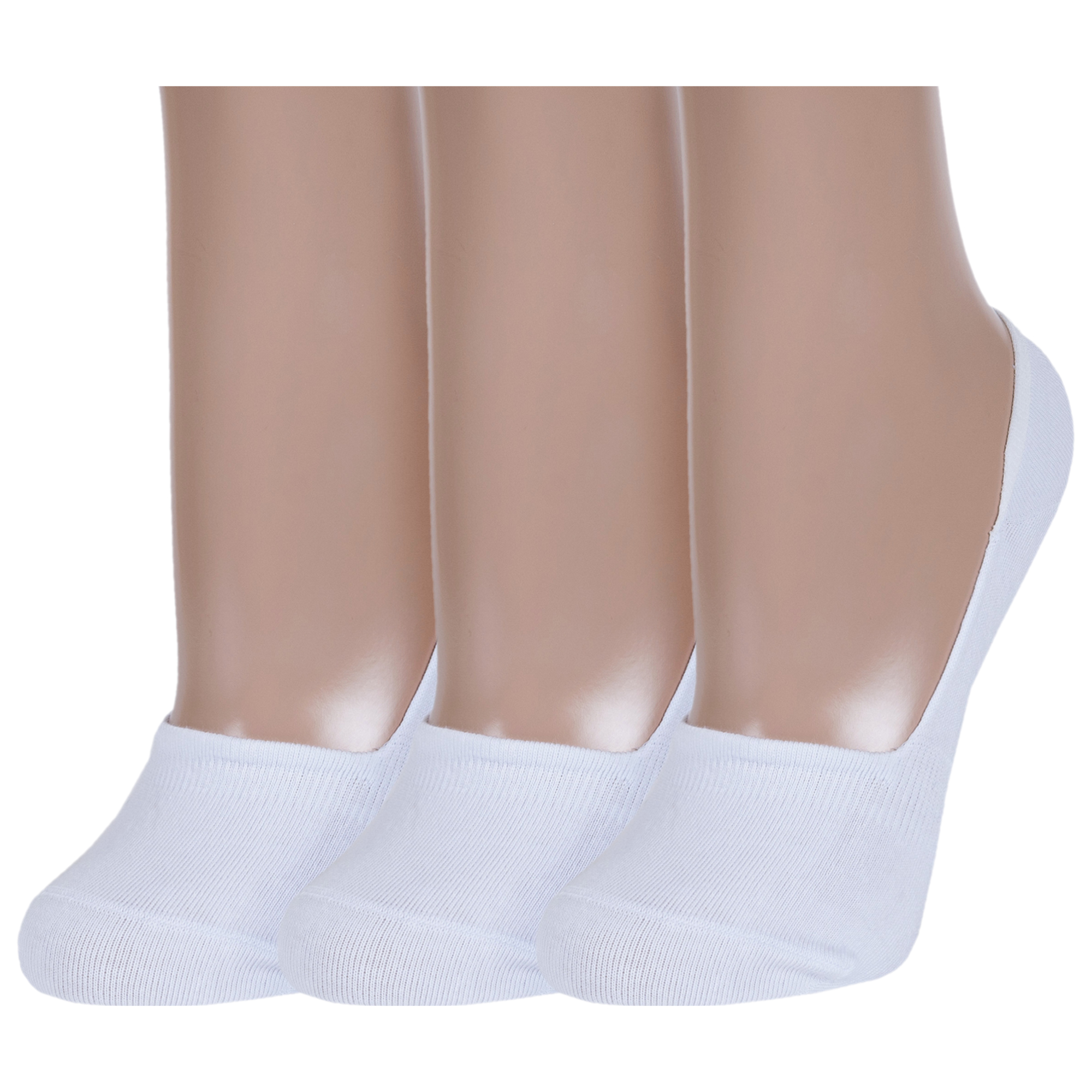 

Комплект носков женских Rusocks 3-Ж-2220 белых 23-25, Белый, 3-Ж-2220