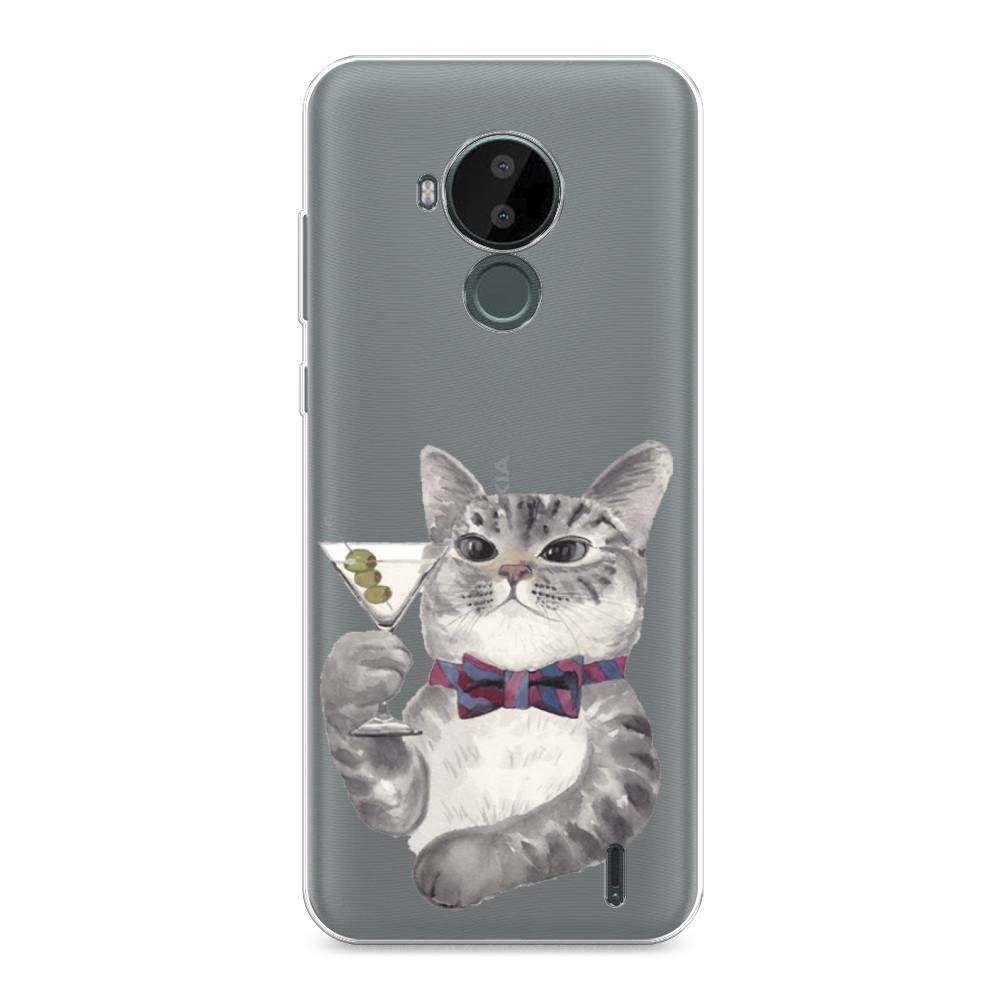 

Чехол Awog "Кот джентльмен" для Nokia C30