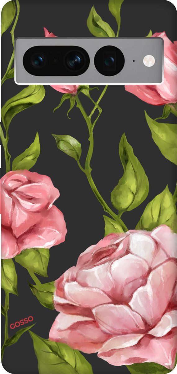 

Чехол на Google Pixel 7 Pro с 3D принтом "Amazing Roses" черный, Черный;зеленый, 159190