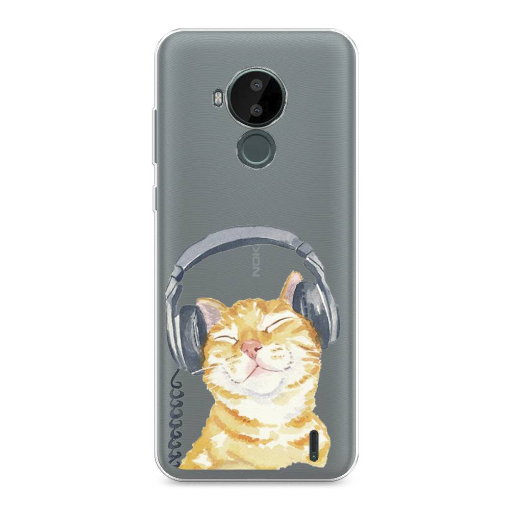 

Чехол Awog "Кот меломан" для Nokia C30