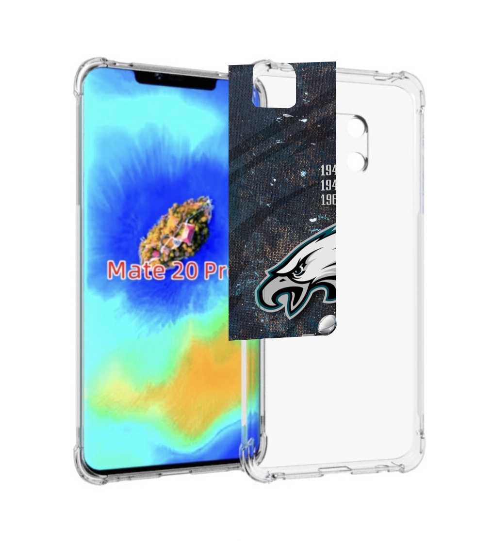 фото Чехол mypads филадельвия иглс регби мужской для huawei mate 20 pro/mate 20 rs 6.39