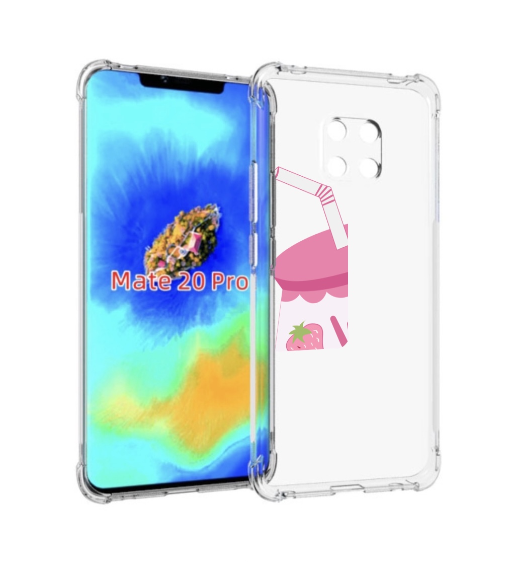 

Чехол MyPads удачный-напиток для Huawei Mate 20 Pro/Mate 20 RS 6.39, Прозрачный, Tocco