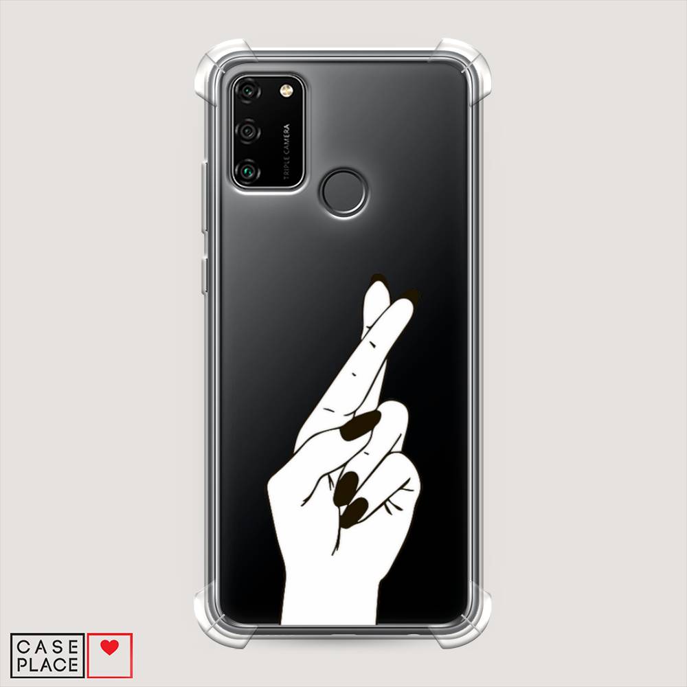 

Чехол Awog на Honor 9A "Пальцы графика", Серый, 612351-1