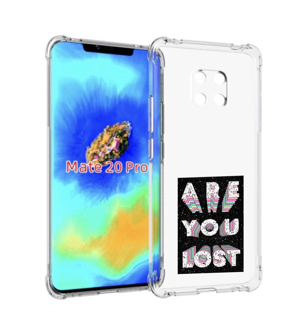

Чехол MyPads ты пропал для Huawei Mate 20 Pro/Mate 20 RS 6.39, Прозрачный, Tocco