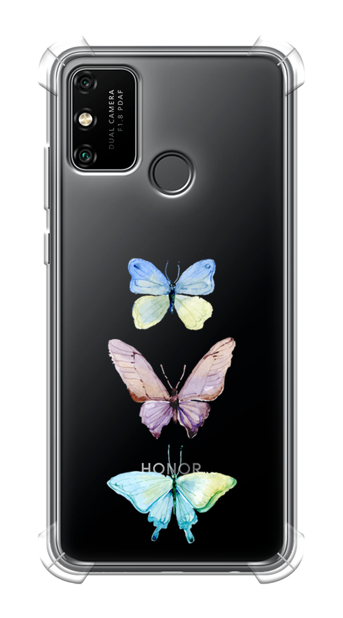 

Чехол Awog на Honor 9A "Акварельные бабочки", Фиолетовый, 612351-1