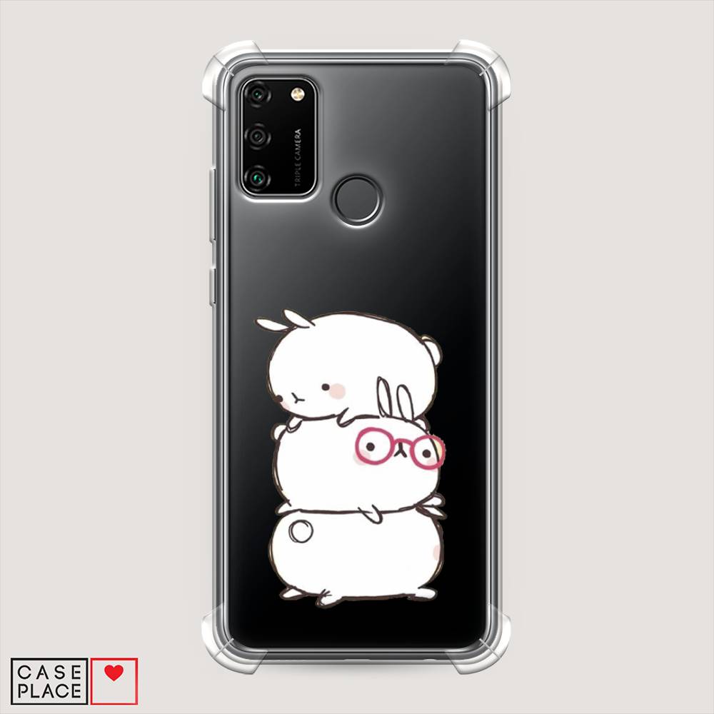 

Чехол Awog на Honor 9A "Бутерброд", Розовый, 612351-1