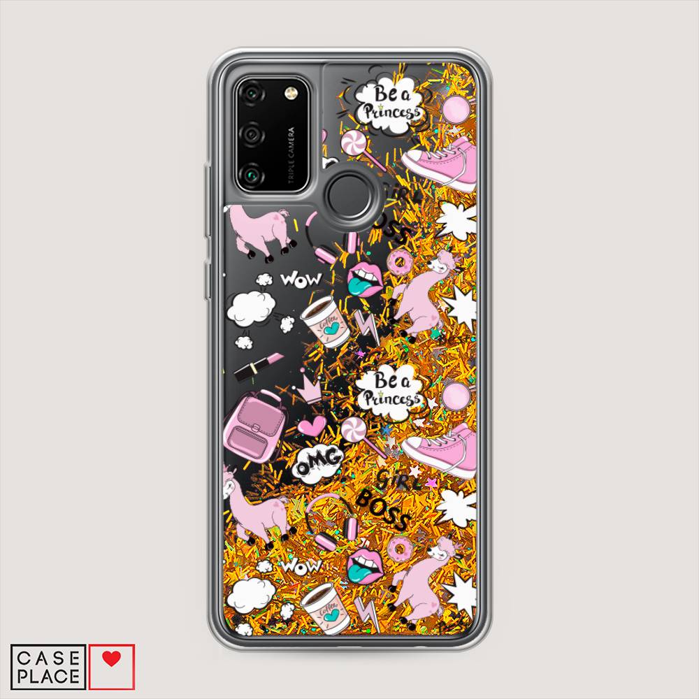

Чехол Awog "Стильная лама" для Honor 9A, 612390-1
