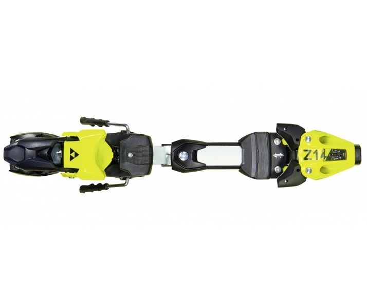 Крепления горнолыжные Fischer Rc4 Z14 Freeflex St Brake 2022, flash yellow/black, 85 мм