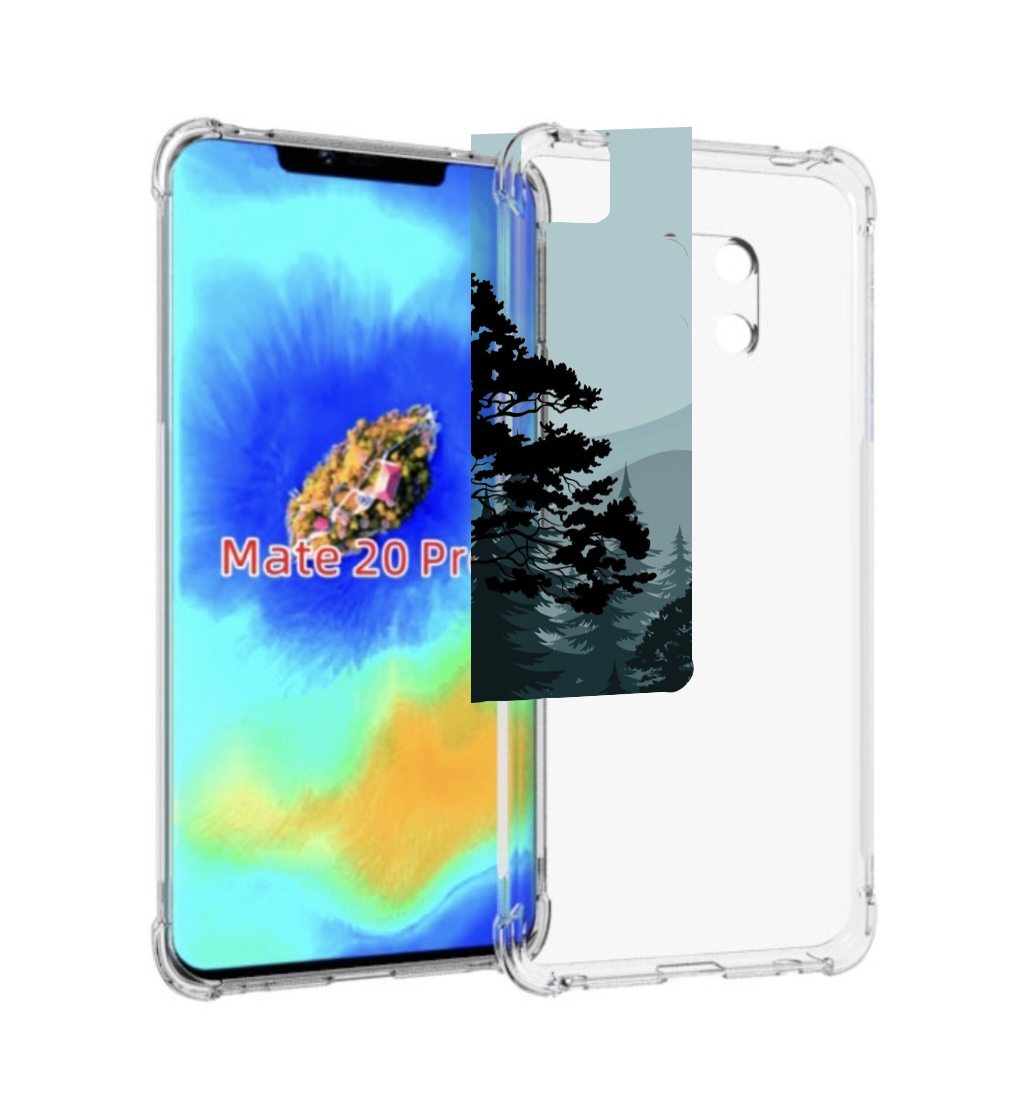 

Чехол MyPads темный лесочек для Huawei Mate 20 Pro/Mate 20 RS 6.39, Прозрачный, Tocco