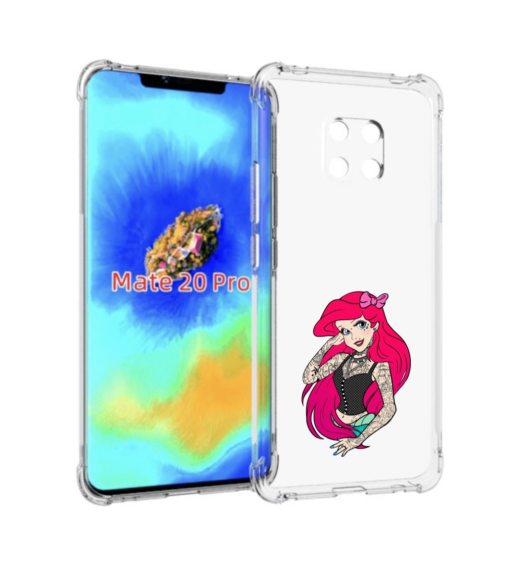 Чехол MyPads татуированная-принцесса женский для Huawei Mate 20 Pro/Mate 20 RS 6.39