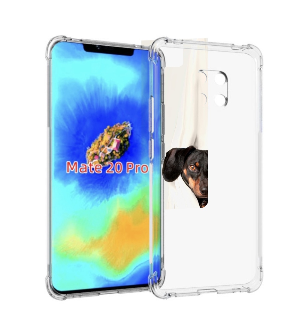 

Чехол MyPads такса собака для Huawei Mate 20 Pro/Mate 20 RS 6.39, Прозрачный, Tocco