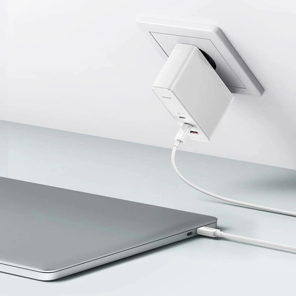 

Сетевое зарядное устройство Baseus Baseus 30pin - USB 1xUSB, 2xUSB Type-C 140 А, Baseus