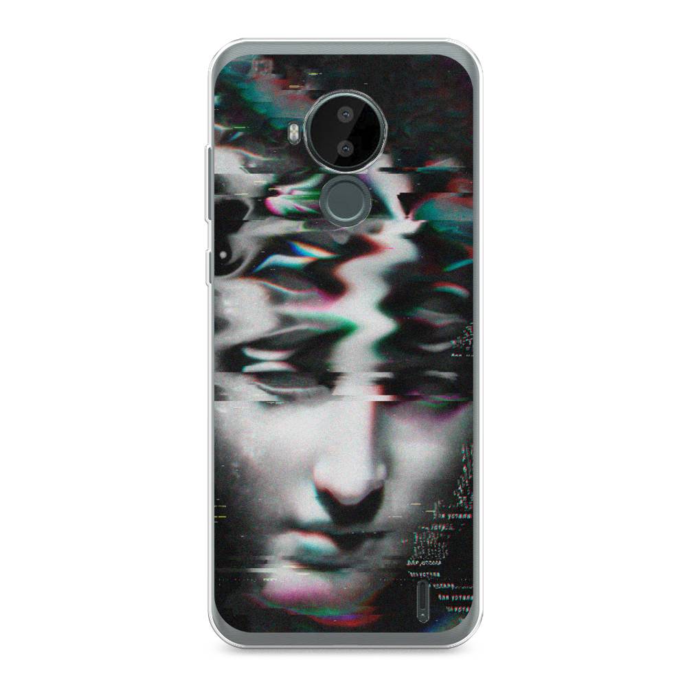 

Чехол Awog на Nokia C30 / Нокиа C30 "Glitch Art", Серый, 124850-9