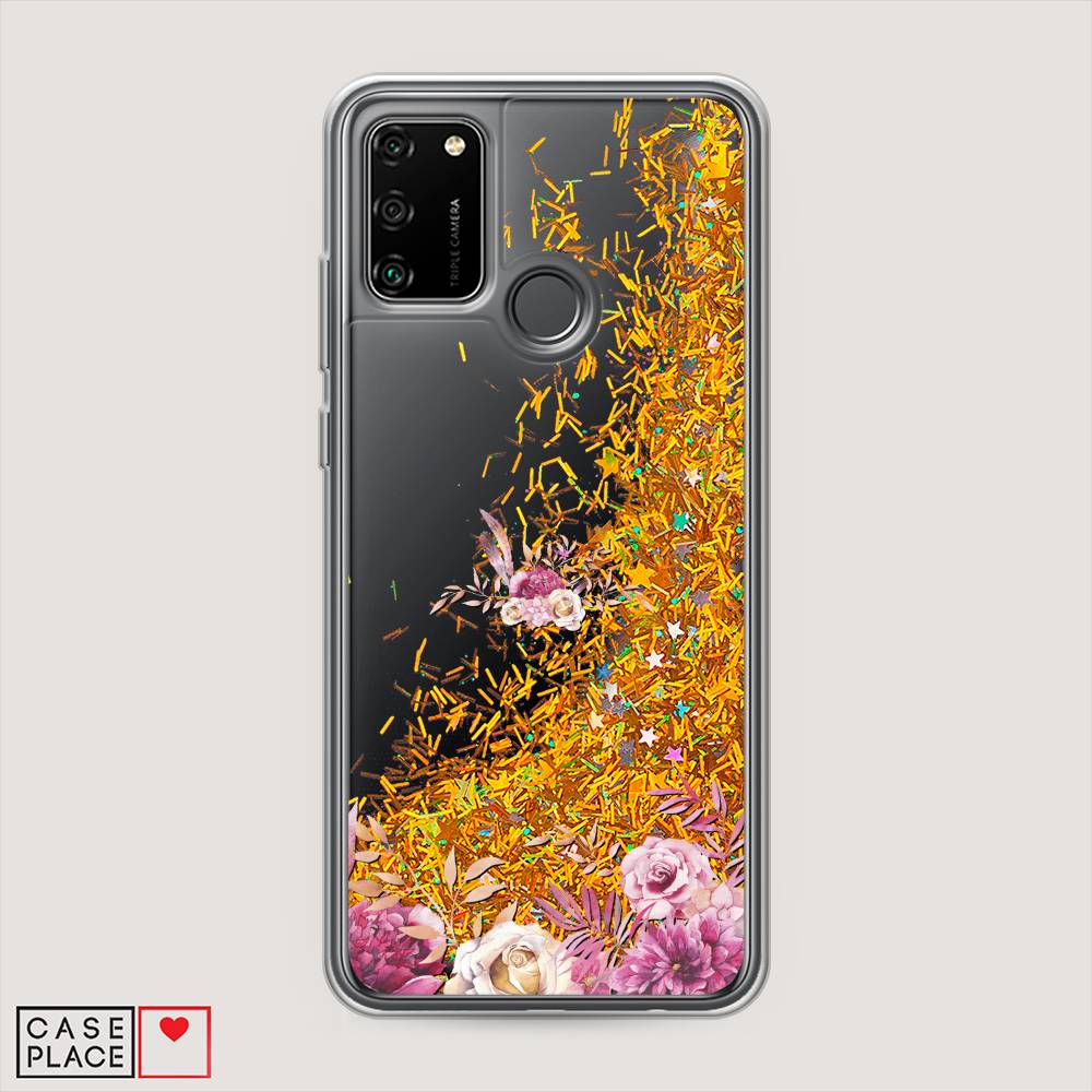 фото Чехол awog "нежные розовые цветы" для honor 9a