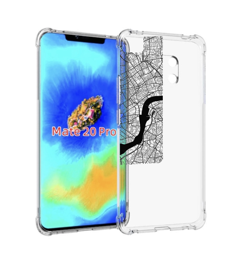 

Чехол MyPads схема-лондон для Huawei Mate 20 Pro/Mate 20 RS 6.39, Прозрачный, Tocco
