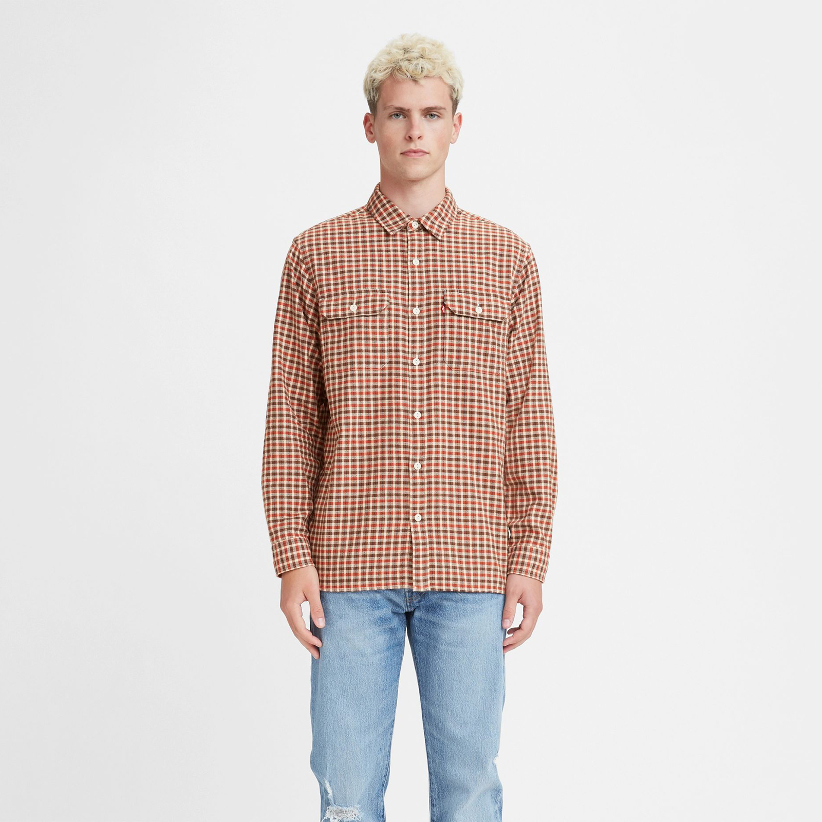 

Рубашка мужская Levi's 19573-0155 красная M, 19573-0155