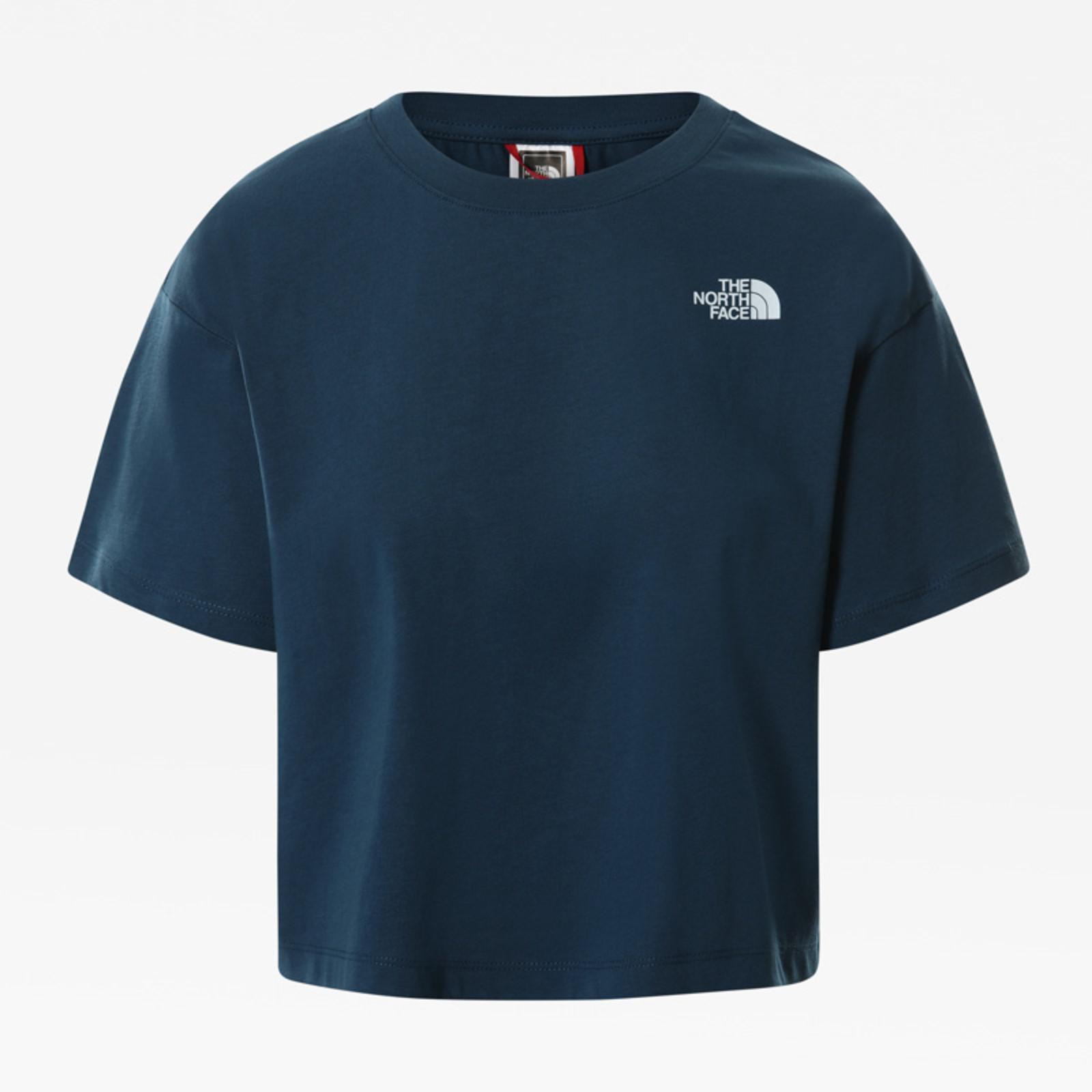 фото Футболка женская the north face ta4sycv37 синяя xl