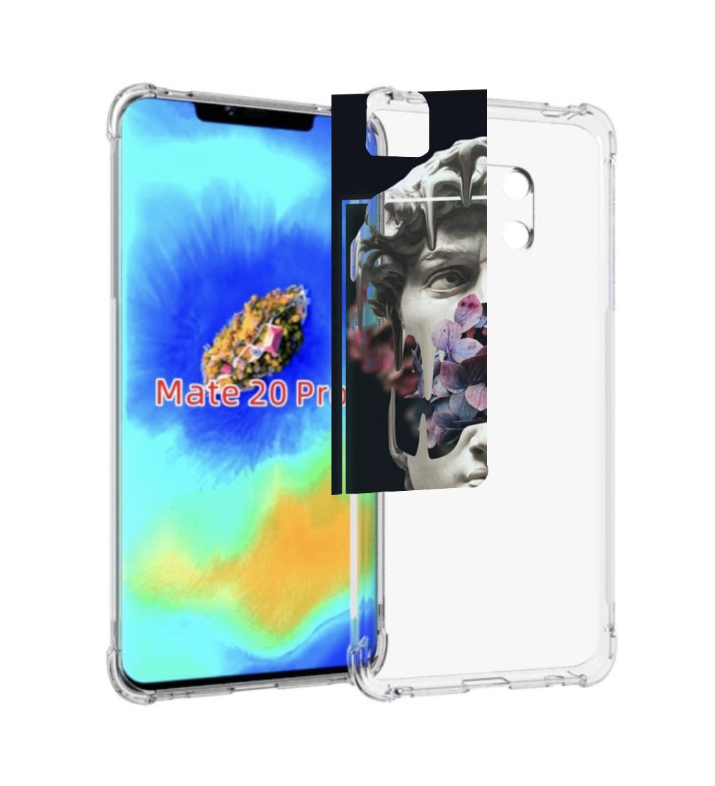 Чехол MyPads статуя-с-цветами-внутри для Huawei Mate 20 Pro/Mate 20 RS 6.39