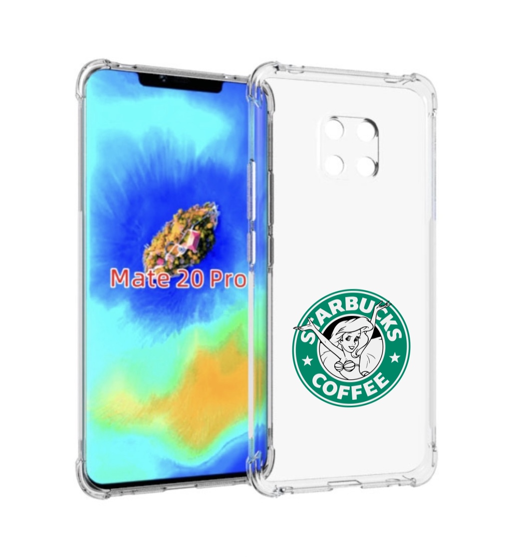 

Чехол MyPads старбакс-кофее для Huawei Mate 20 Pro/Mate 20 RS 6.39, Прозрачный, Tocco