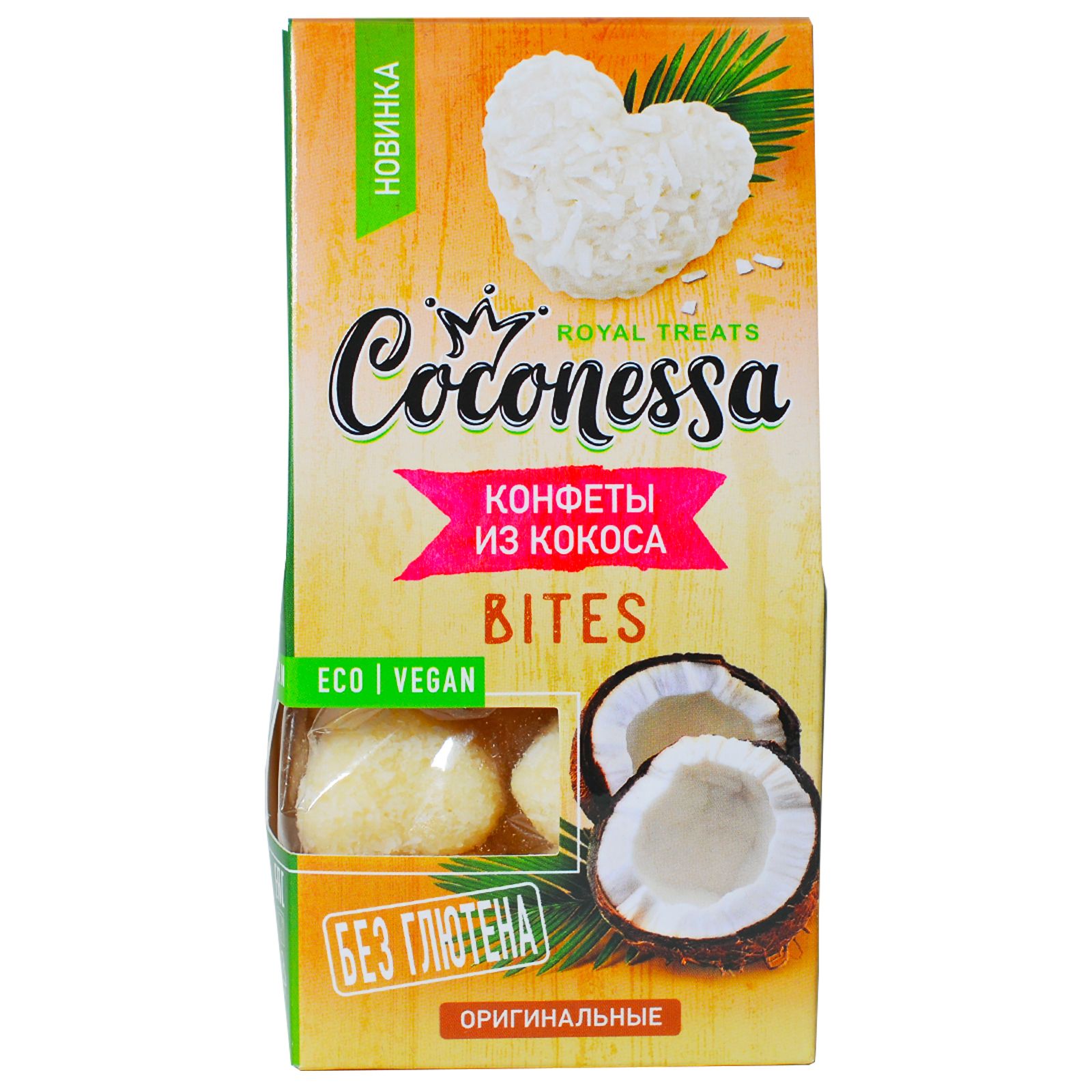 Конфеты кокосовые Coconessa Оригинальные 90 г